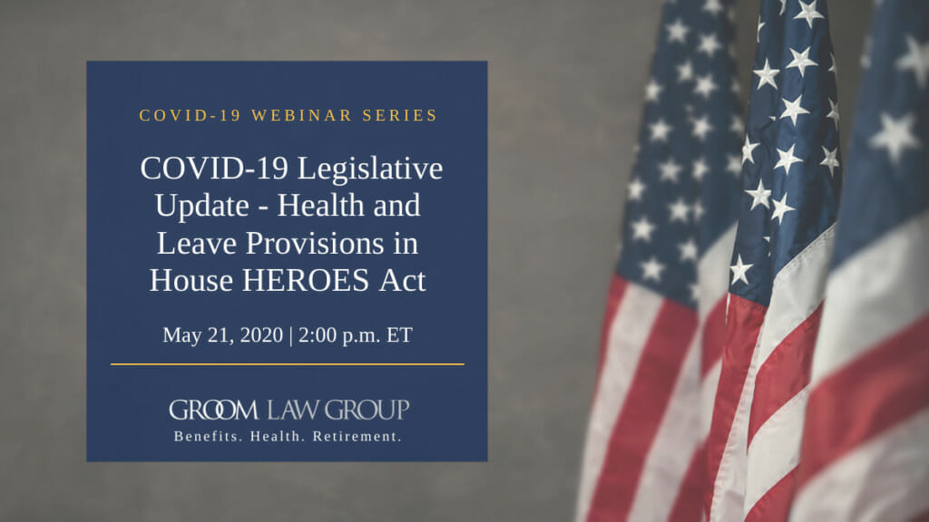 Webinar: COVID-19 Legislative Update - Health And Leave Provisions In ...